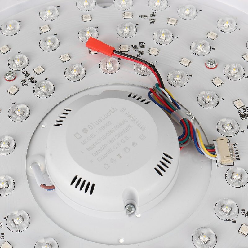 2.4 Ghz-es Bluetooth Led Mennyezeti Lámpa 256 Rgb Zenei Hangszóró Szabályozható + Távirányító