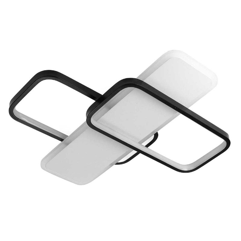 24 W Modern Led Mennyezeti Lámpa Téglalap Lámpatestek Nappali Hálószoba Távirányító