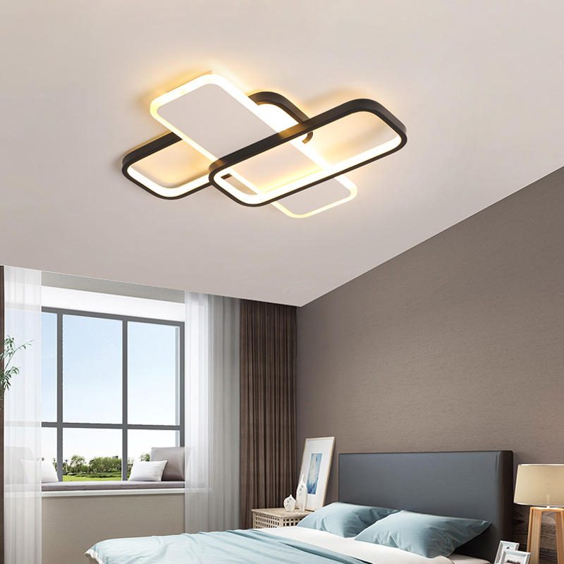 24 W Modern Led Mennyezeti Lámpa Téglalap Lámpatestek Nappali Hálószoba Távirányító