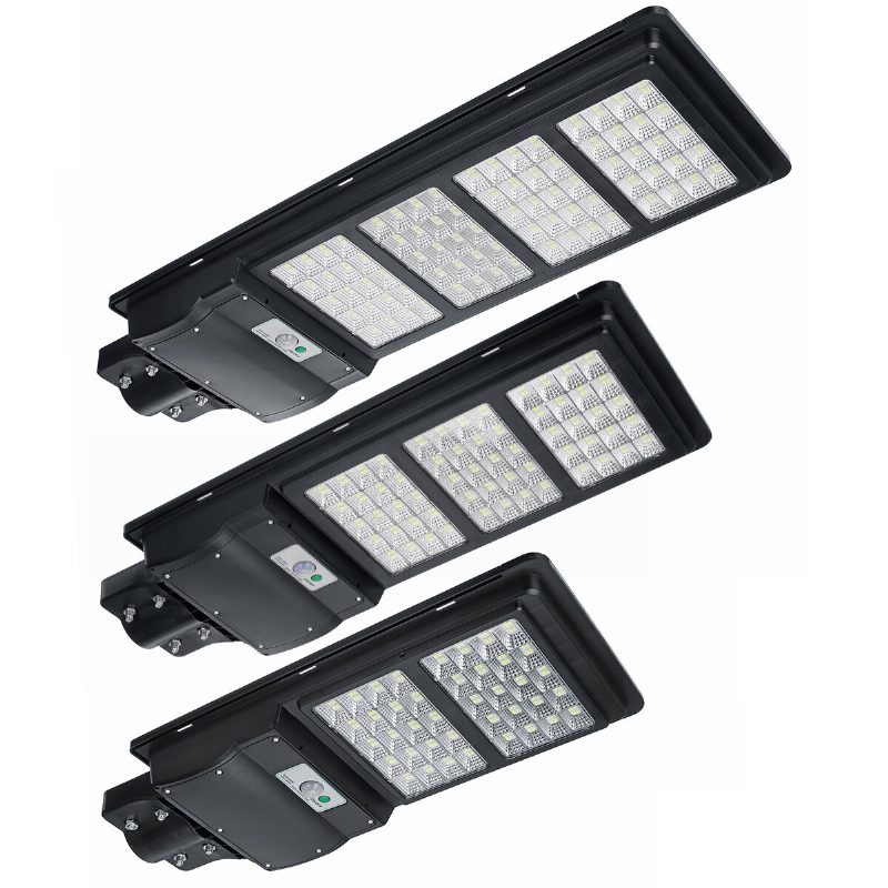250/450/800 W Napelemes Led Hideg Fehér Utcai Világítás Vízálló Kültéri Lámpa Távirányítóval