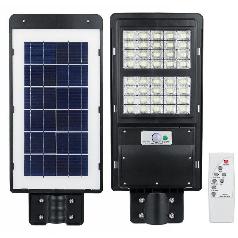 250/450/800 W Napelemes Led Hideg Fehér Utcai Világítás Vízálló Kültéri Lámpa Távirányítóval