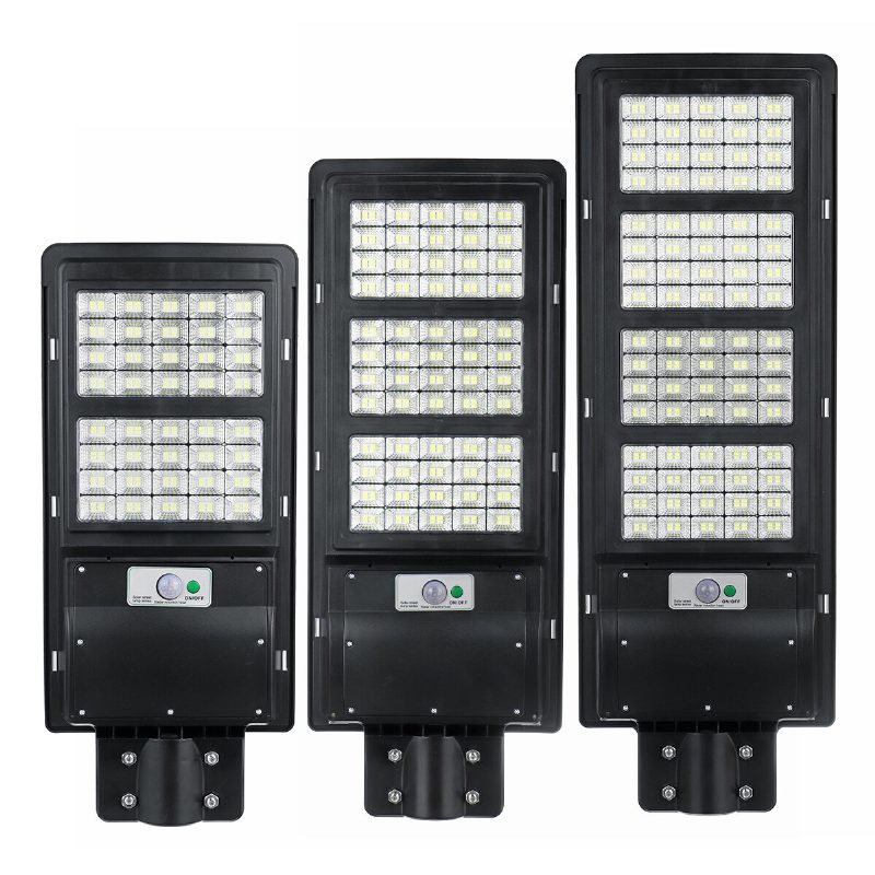 250/450/800 W Napelemes Led Hideg Fehér Utcai Világítás Vízálló Kültéri Lámpa Távirányítóval