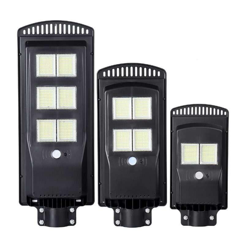286/572/858led Solar Street Light Mozgásérzékelős Kültéri Fali Lámpa Időzítő Funkcióval + Távirányító