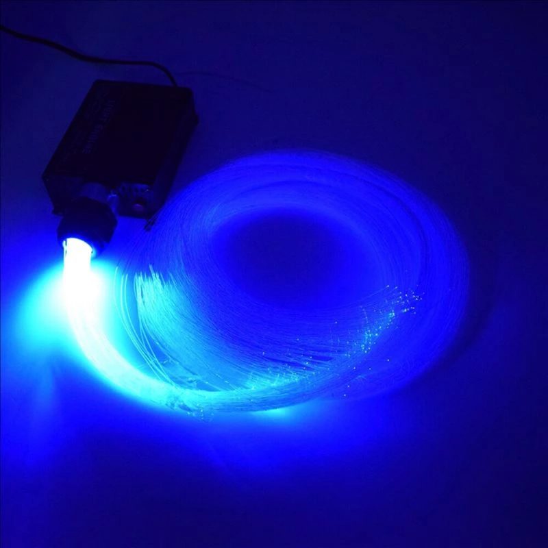 2m 16w Rgb Led Fénymotor 24 Gombos Rf Távoli Led Optikai Lámpa Pmma Száloptikai Kábellel Mennyezeti Dekorációhoz