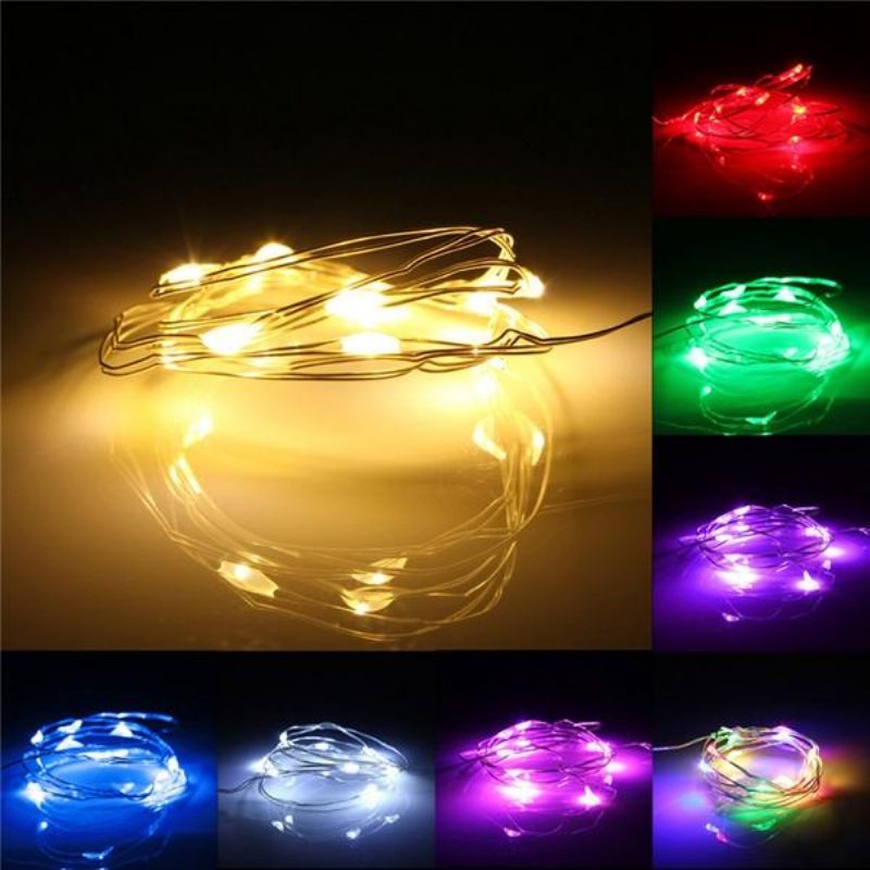 2m Led String Fairy Waterproof Petals Light Party Lámpa Xmas Tree Esküvői Dekor