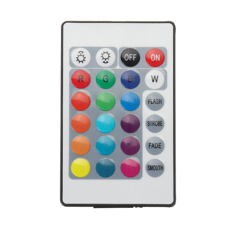 2x5m 2835 Smd Nem Vízálló Rgb Led Szalagfény + 24 Gombos Távirányító Ktv Hotel Bár Otthoni Tv Háttérvilágítás