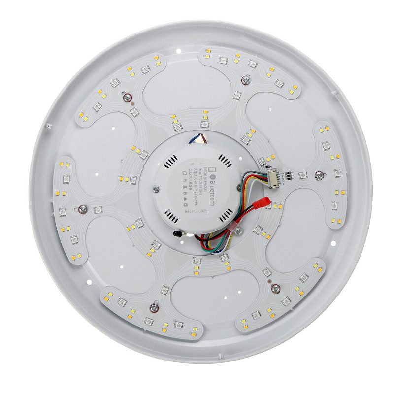 30 cm-es 36 W-os Rgbw Led Mennyezeti Lámpa Távirányítóval Bluetooth Hangszóró App Control Éjszakai Hálószoba Otthoni Party Dekorációs Lámpák 220v