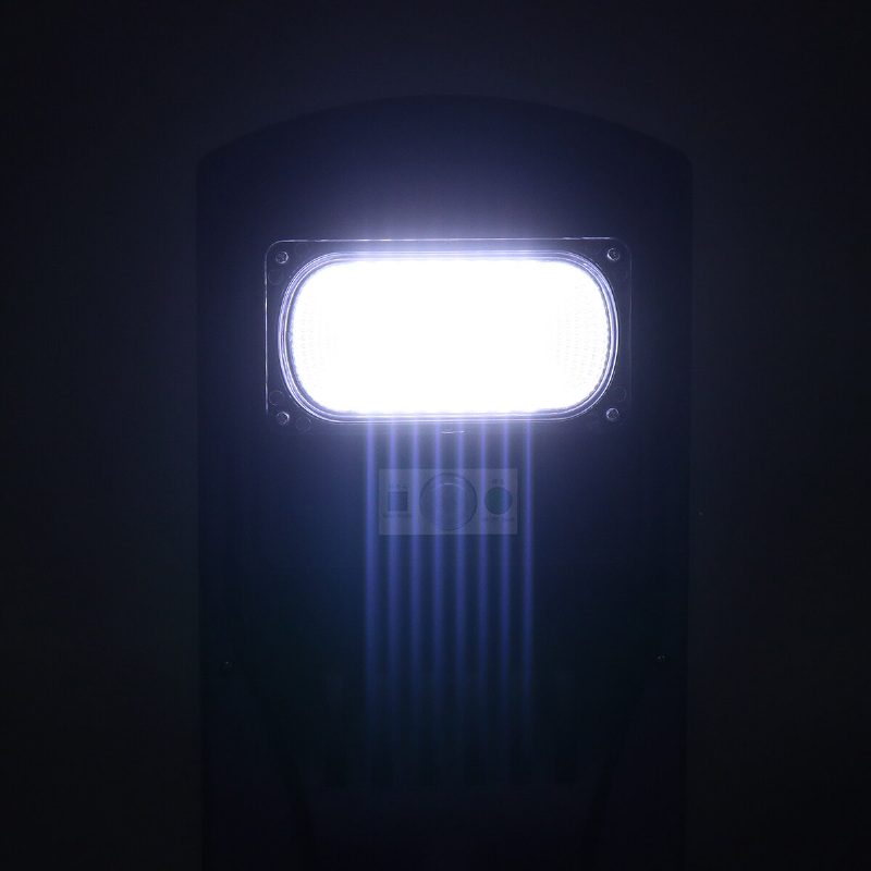 30 W Led Napelemes Pir Indukciós Kültéri Fali Lámpa + Távirányító