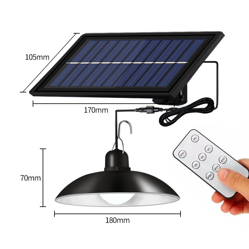 30 W-os Led-es Osztott Napelemes Kültéri Vízálló Fali Lámpa Napfény A Garden Street Számára Távirányítóval
