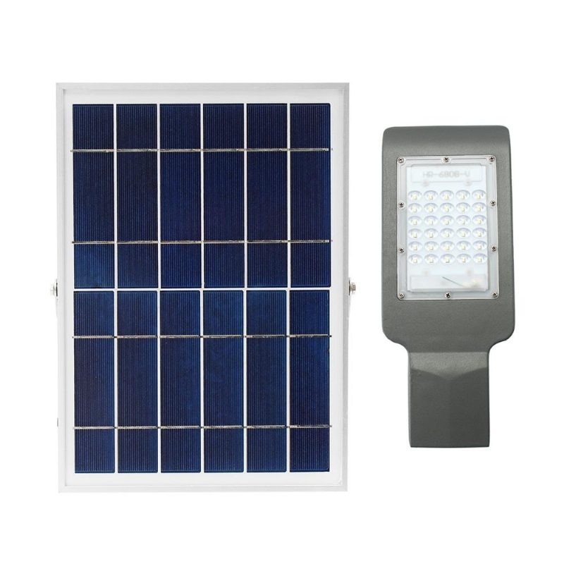 30 W Vízálló 30 Led-es Napelemes Lámpa Hosszú Rúdfénnyel/távirányítós Utcai Világítás Kültéri Használatra