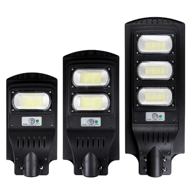 300/600/900w 150/300/450 Led Solar Street Light Pir Mozgásérzékelős Kültéri Fali Lámpa + Távirányító