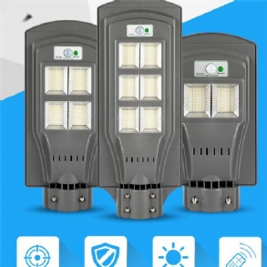 30w 60w 90w Led Napkollektoros Utcai Világítás Vezérlő Távirányítós Pir Mozgásérzékelő Vízálló Ip67 Lámpás Kerti Út Fali Lámpa