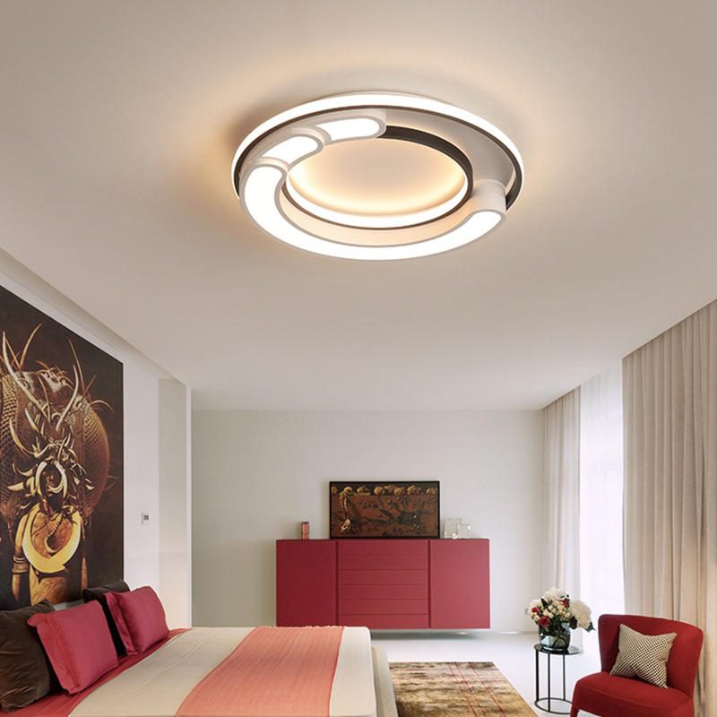 32 W Modern Led Mennyezeti Lámpa Geometriai Kerek Nappali Hálószoba Világítás