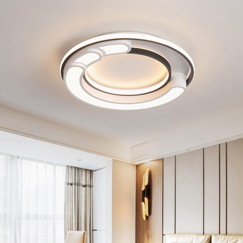 32 W Modern Led Mennyezeti Lámpa Geometriai Kerek Nappali Hálószoba Világítás