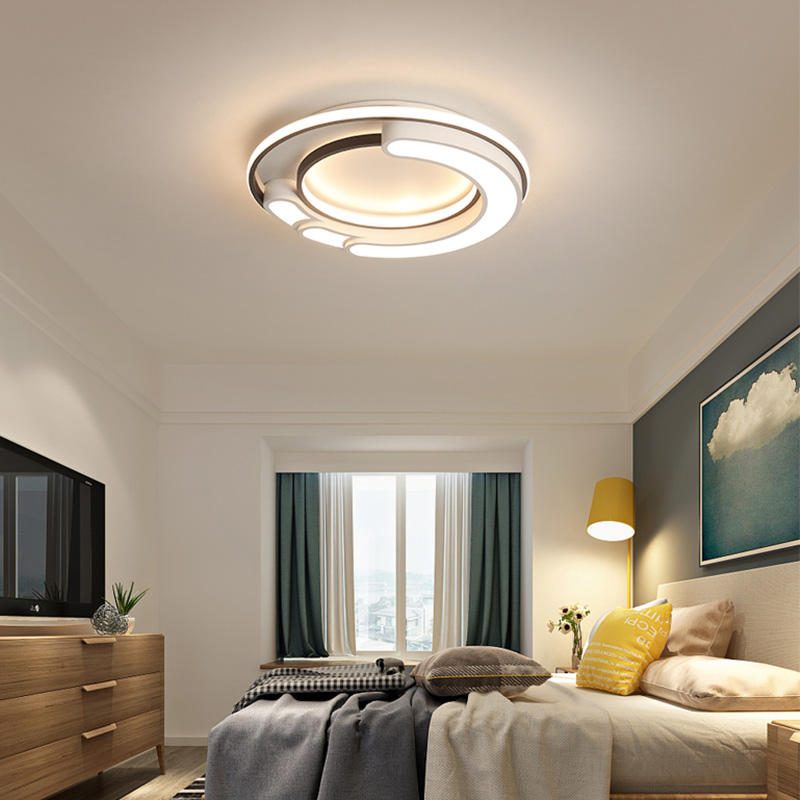 32 W Modern Led Mennyezeti Lámpa Geometriai Kerek Nappali Hálószoba Világítás