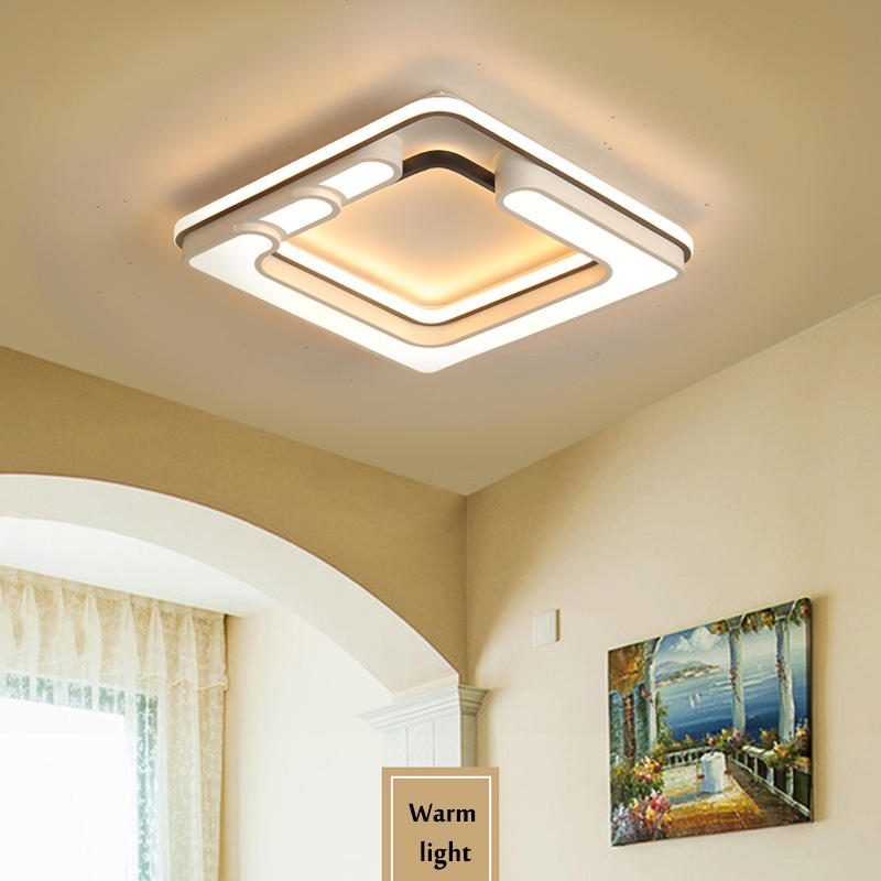 32 W Modern Mennyezeti Lámpa Light Mount Square Fashion Nappali Szuper Fényes