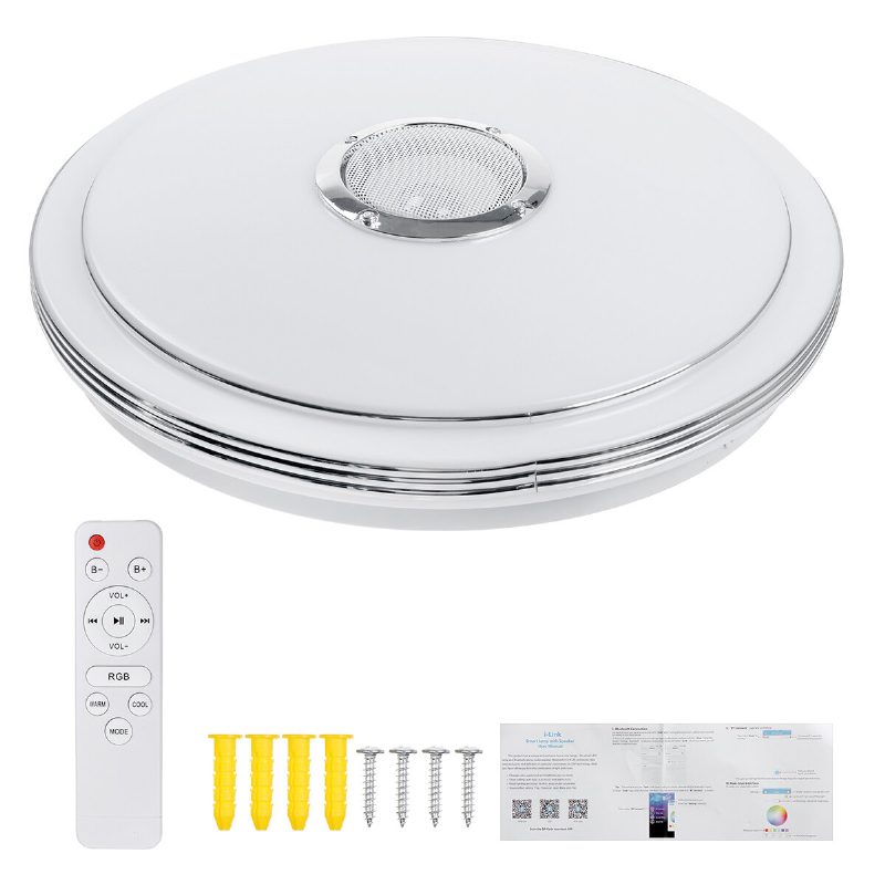 33 cm-es Led Mennyezeti Lámpa Rgb Bluetooth Zenei Hangszóró Szabályozható Hálószoba