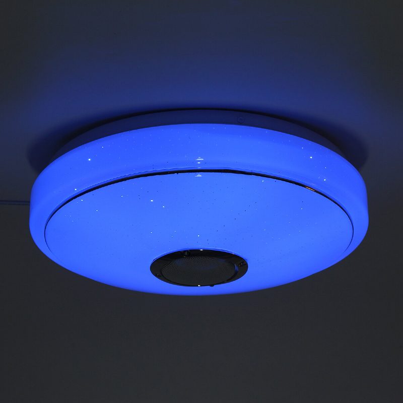 33cm 36w Bluetooth Music Led Mennyezeti Lámpa Rgb Star Sztereó Hangszóró Távirányítóval Ac170-265v/85-265v