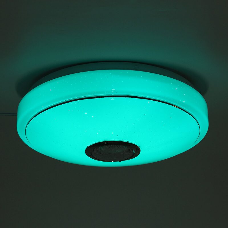 33cm 36w Bluetooth Music Led Mennyezeti Lámpa Rgb Star Sztereó Hangszóró Távirányítóval Ac170-265v/85-265v