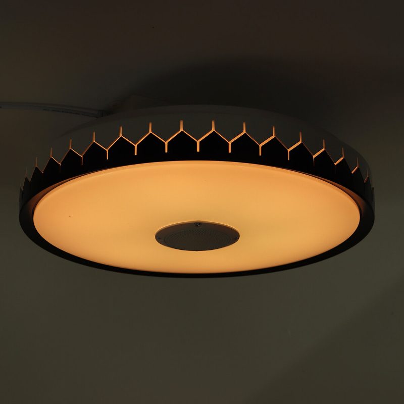 36/60w 110/220v Bluetooth Wifi Led Intelligens Mennyezeti Lámpa 256 Rgb Zenei Hangszóró Szabályozható App Távirányító
