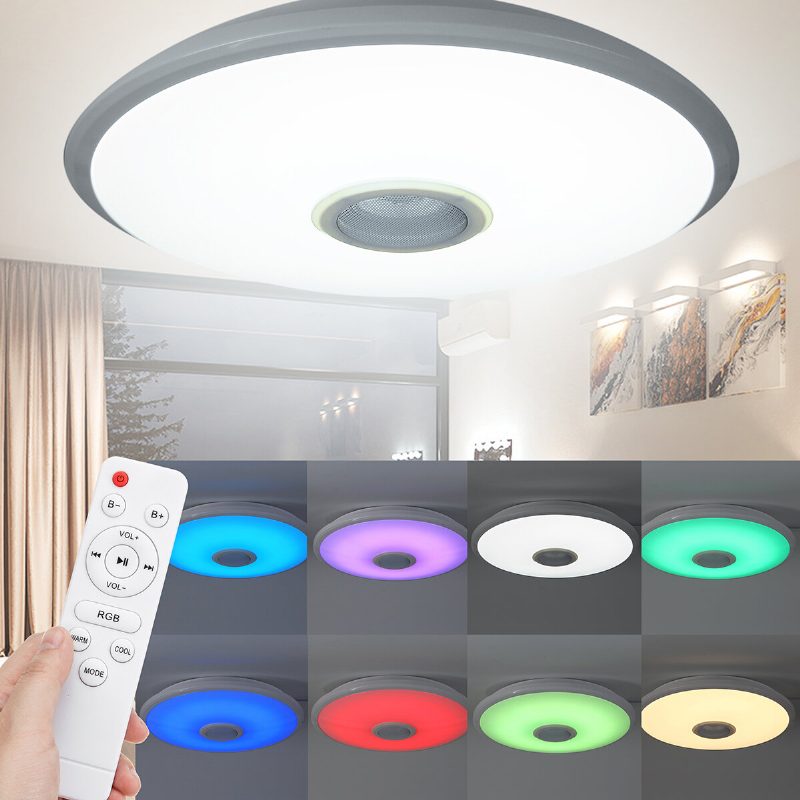 36/72w 110v/220v Wifi Bluetooth Led Mennyezeti Lámpa 256 Színes Rgb Zene Szabályozható Távirányító