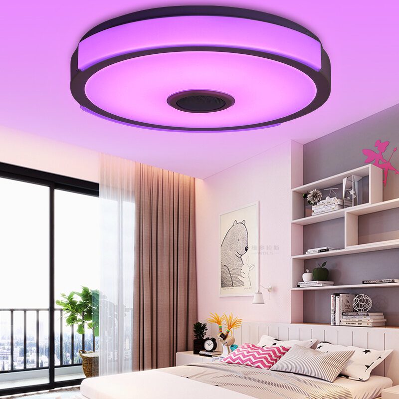 36 W 108led Zene Mennyezeti Lámpa Rgb App+ Távirányító Hálószoba Dolgozószoba
