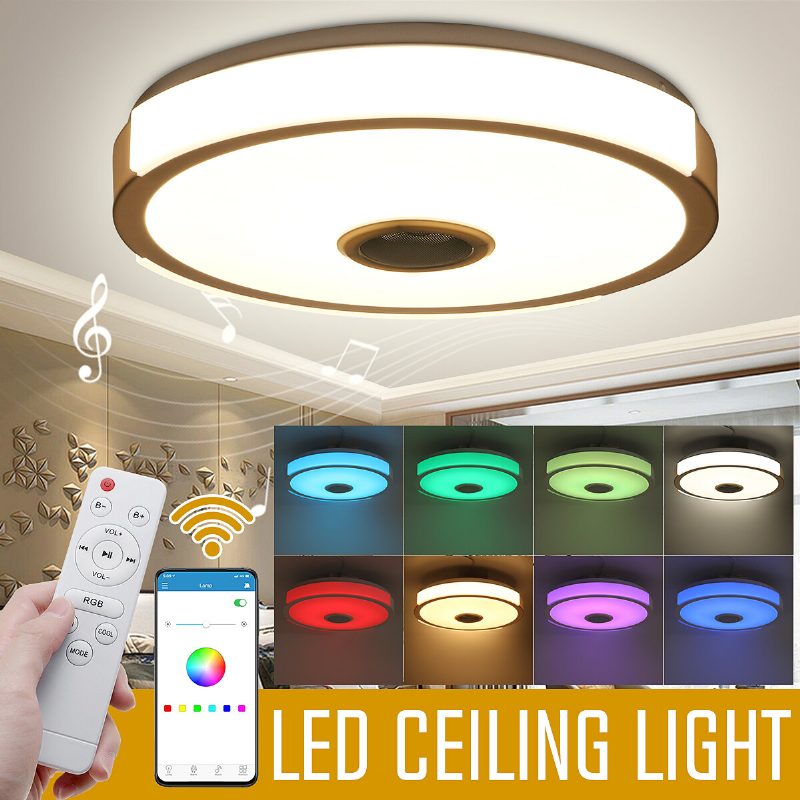 36 W 108led Zene Mennyezeti Lámpa Rgb App+ Távirányító Hálószoba Dolgozószoba