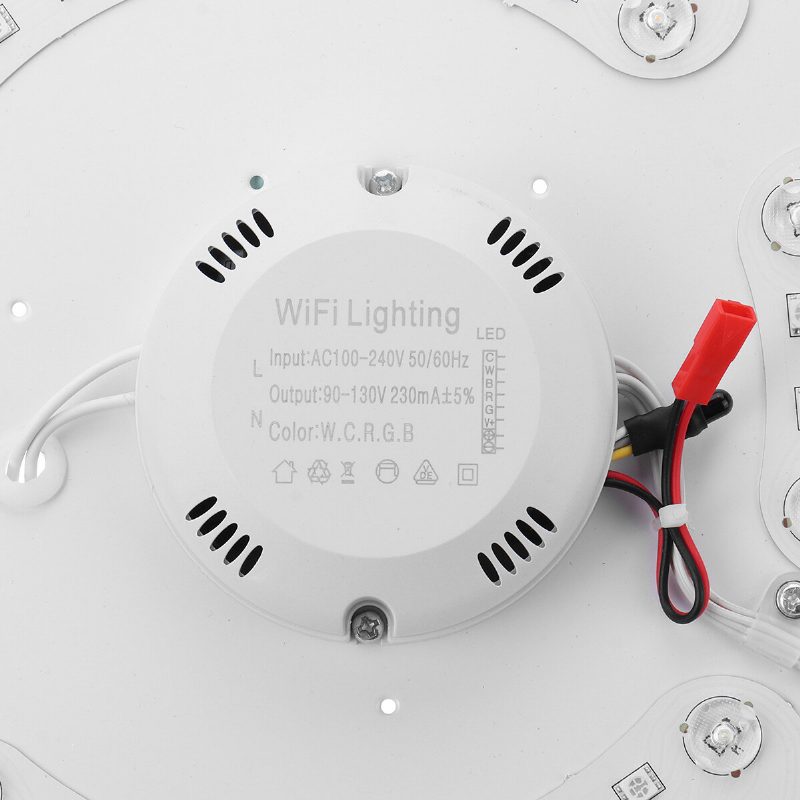 36 W 85-265 V Led Rgb Zene Intelligens Mennyezeti Lámpa App + Távirányító Működik A Google Home/alexával