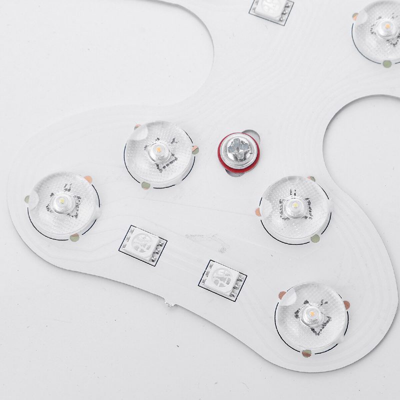 36 W 85-265 V Led Rgb Zene Intelligens Mennyezeti Lámpa App + Távirányító Működik A Google Home/alexával
