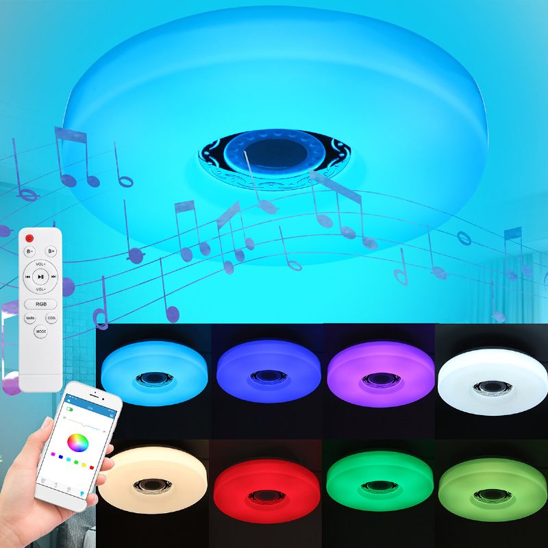 36w/72w 33cm-es Wifi Led Mennyezeti Lámpa Rgb Bluetooth Zene Szabályozható App