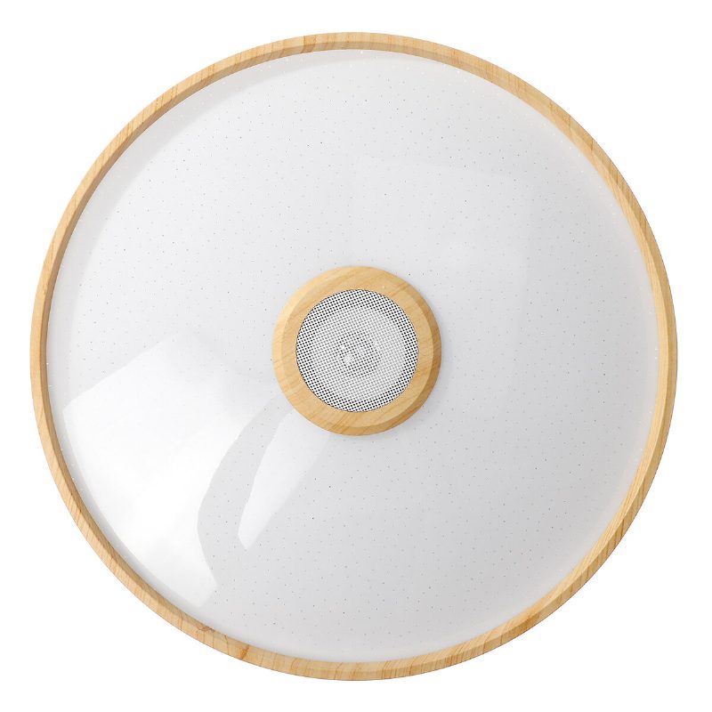 38 cm-es Mennyezeti Lámpa Bluetooth Hangszóróval Szabályozható Modern Intelligens Otthoni Partivilágítás Vezérlőlámpa Színe Fényerő És Zene Távirányítóval A Mobilalkalmazáson Keresztül