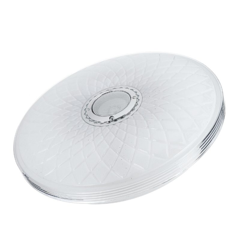 40 cm-es 85-265 V Bluetooth Led Mennyezeti Lámpa 256 Rgb Zenei Hangszóró Szabályozható 2.4 Ghz Távirányító