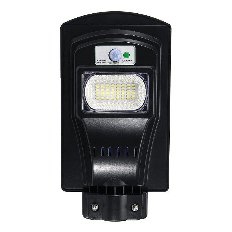 40 W Led Napelemes Wall Street Light Pir Motion Kültéri Kerti Lámpa