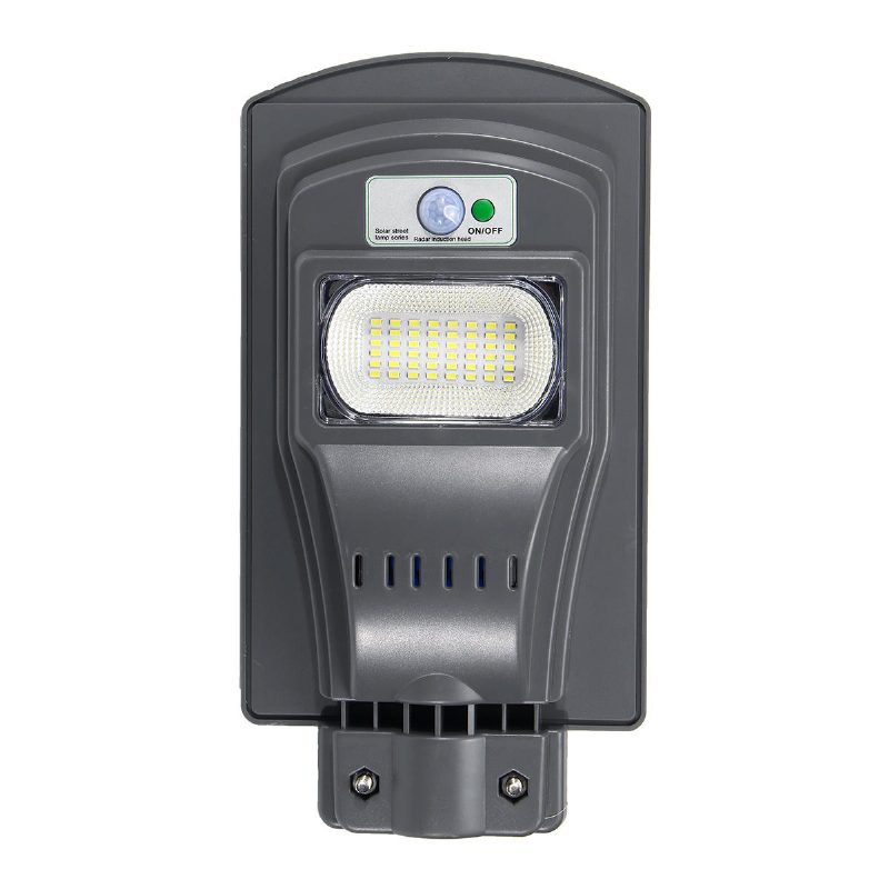 40 W Led Napelemes Wall Street Light Pir Motion Kültéri Kerti Lámpa