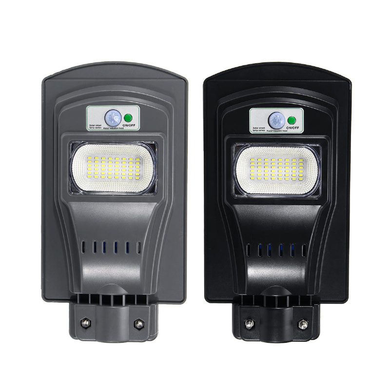 40 W Led Napelemes Wall Street Light Pir Motion Kültéri Kerti Lámpa