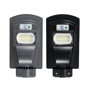 40 W Led Napelemes Wall Street Light Pir Motion Kültéri Kerti Lámpa