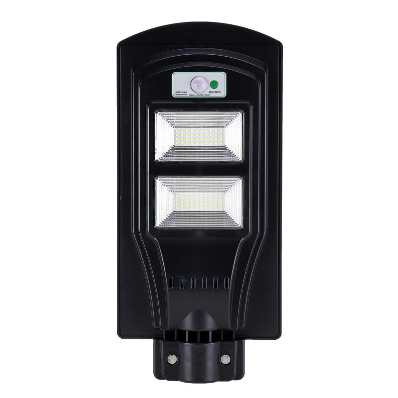 40 W-os Szoláris Utcai Világítás Kültéri Pir Mozgásérzékelővel Vízálló Led-es Fali Lámpák Automatikus Be- És Kikapcsolása Udvari Fedélzet Éjszakai Fényei