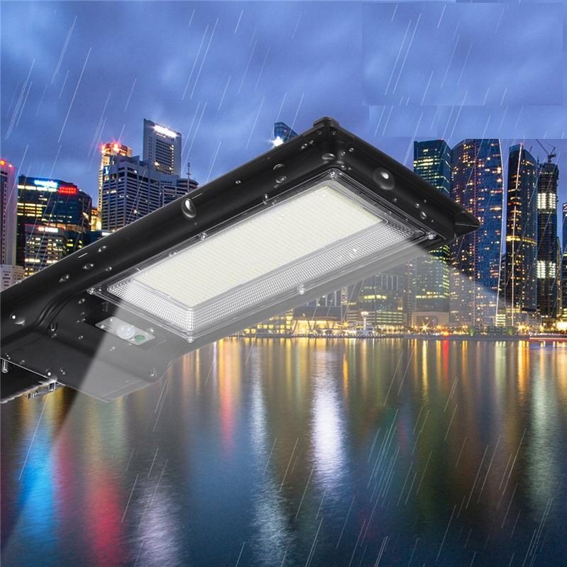 492/966led Solar Street Light Mozgásérzékelős Kültéri Vízálló Fali Lámpa Távirányítóval
