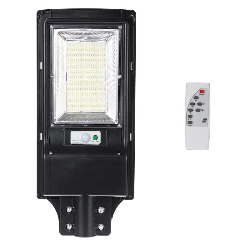 492/966led Solar Street Light Mozgásérzékelős Kültéri Vízálló Fali Lámpa Távirányítóval