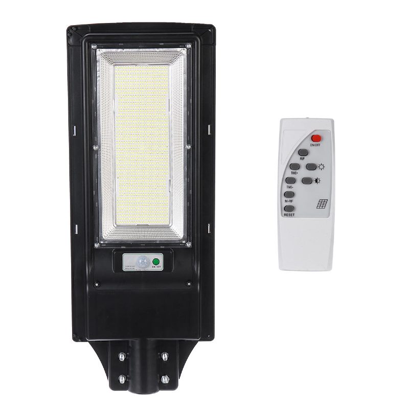 492/966led Solar Street Light Mozgásérzékelős Kültéri Vízálló Fali Lámpa Távirányítóval