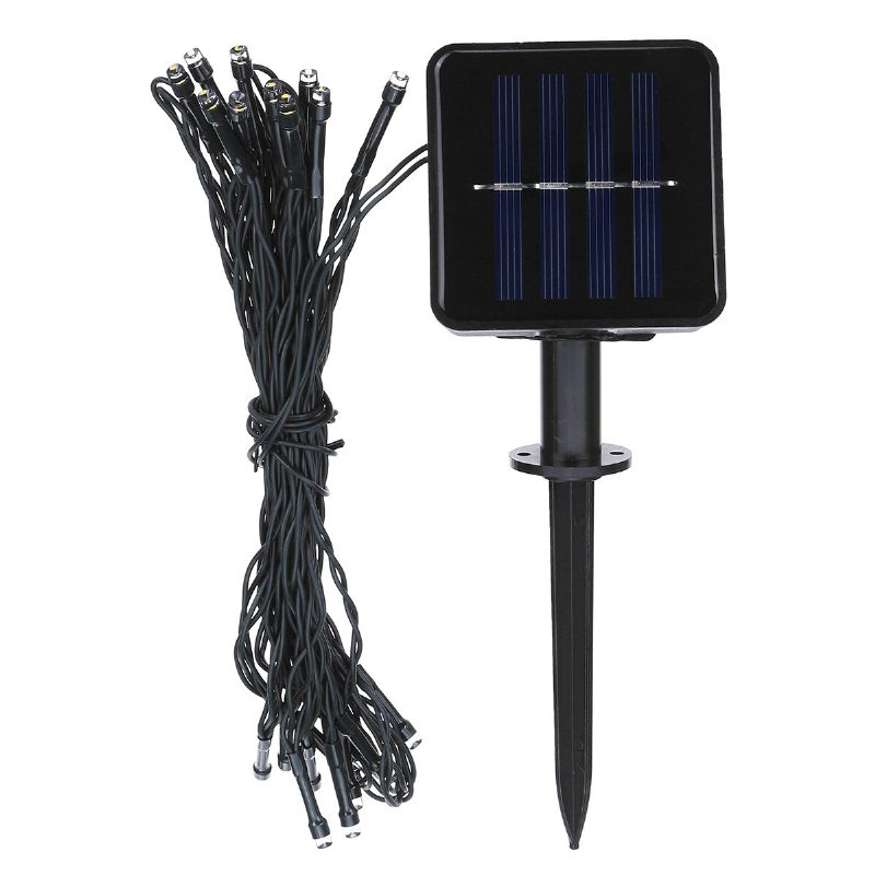 5/7/12 M Led-es Napelemes Kültéri Vízálló Akvarell Lámpa Karácsonyi Fényfüzér Erkély Kert Kerti Díszlámpák