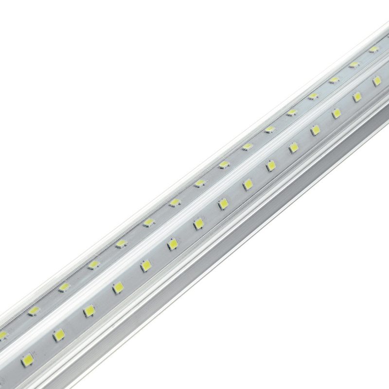 5 Db Ac85-265v 60cm/90cm/120cm T8 V-shape 2835 Led Csöves Fluoreszkáló Lámpa Szupermarket Parkolóműhelyhez