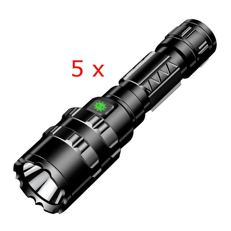 5db Bikight 1102 L2 5modes 1600 Lumen Usb Újratölthető Camping Vadász Led Zseblámpa 18650