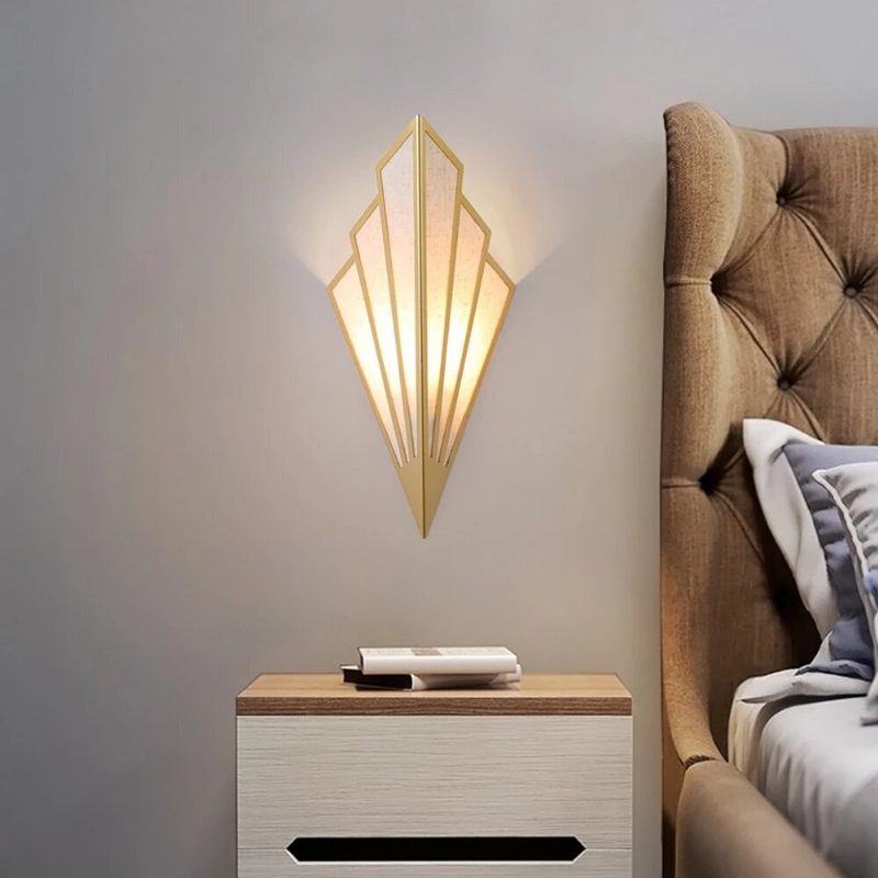 5w Led Fali Lámpák Folyosó Lépcsőház Hálószoba E14 Szálloda Éjjeli Lámpa Ventilátor Alakú Beltéri Dekoráció Világítás
