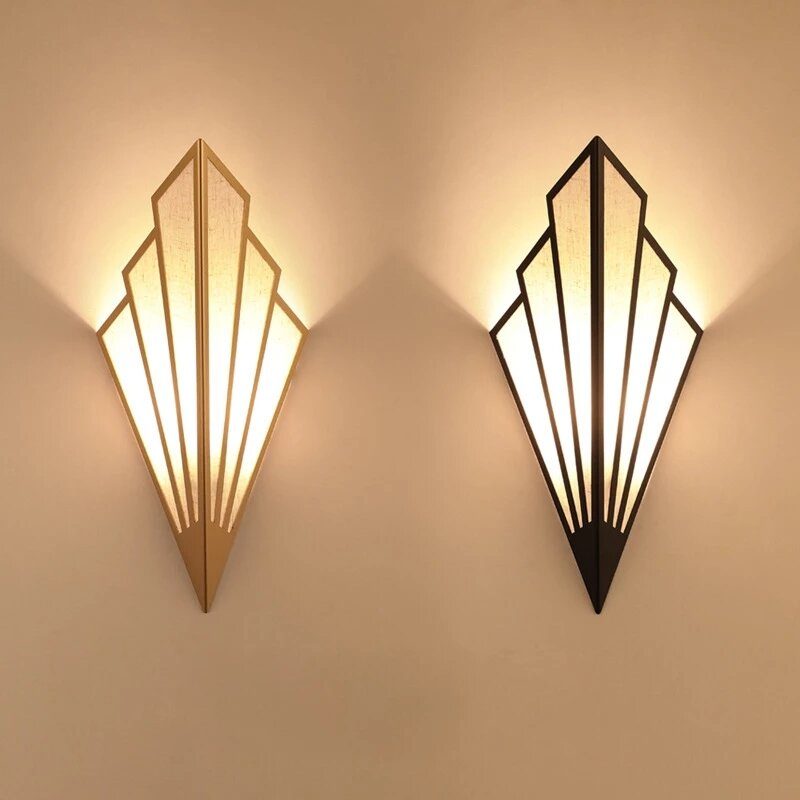 5w Led Fali Lámpák Folyosó Lépcsőház Hálószoba E14 Szálloda Éjjeli Lámpa Ventilátor Alakú Beltéri Dekoráció Világítás