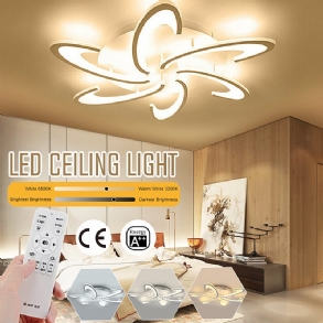 6 Fej Modern Led Akril Mennyezeti Lámpa Függőlámpa Csillárok Hálószoba + Távirányító