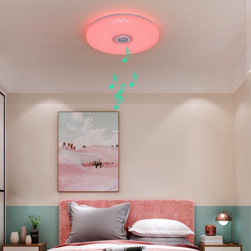 60 W Smart Led Mennyezeti Lámpa Rgb Bluetooth Zenei Hangszóró Szabályozható App Távirányító
