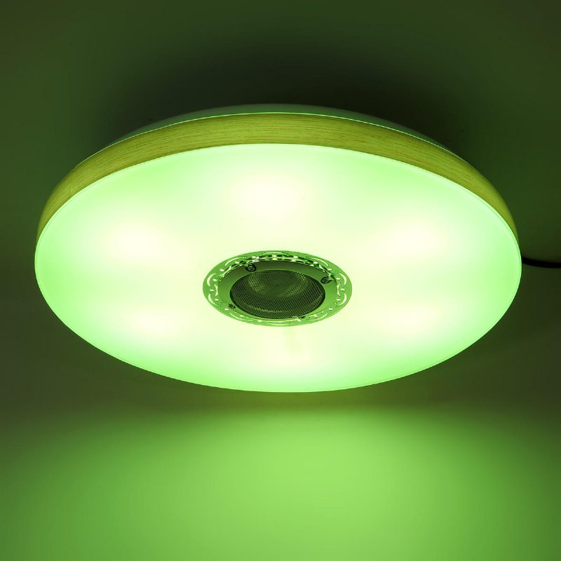 60 W Szabályozható Led Rgbw Bluetooth Zenei Hangszóró Mennyezeti Lámpa App Távoli Hálószoba