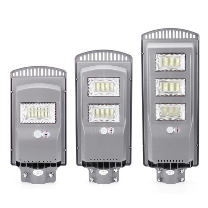 60w 120w 160w Led Napelemes Utcai Lámpa Pir Mozgásérzékelős Kültéri Kerti Fali