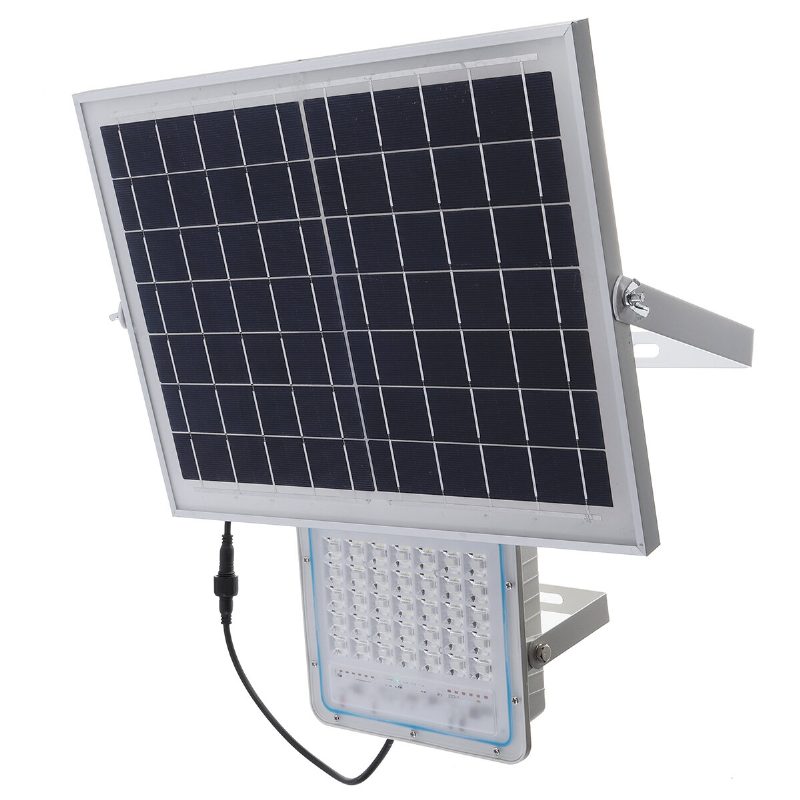 60w 70led 2000lm Napenergiával Működő Flood Light Távirányító Fényérzékelő Időzítés Kültéri Vízálló Ip65